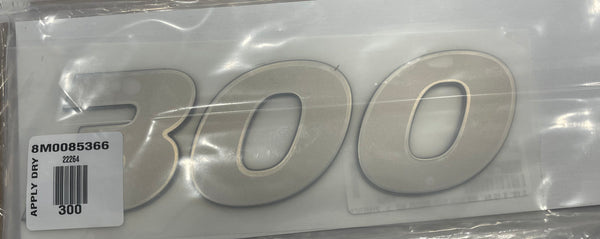 MERCURY DECAL REAR-300 8M0085366