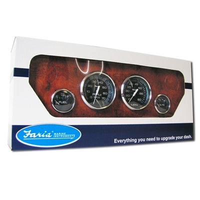 Faria / Chesapeake Black Stainless Steel Gauges