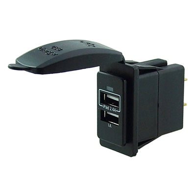 Marpac / Switch Mount Dual Port USB Charger Socket